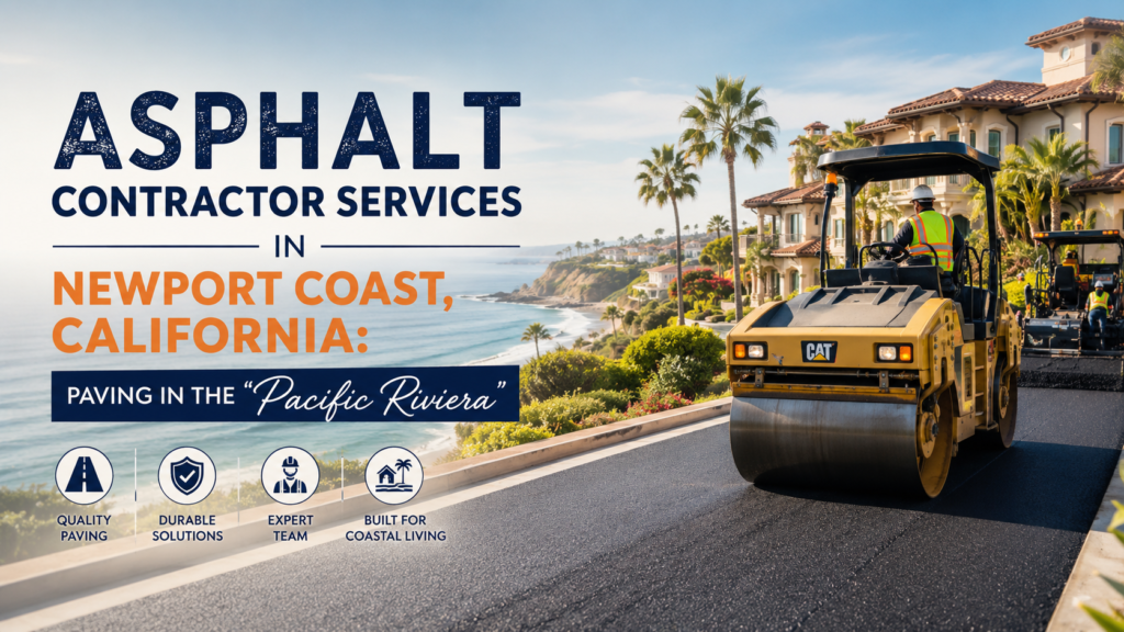 Asphalt Contractor Services in Newport Coast, California: Paving in the "Pacific Riviera"